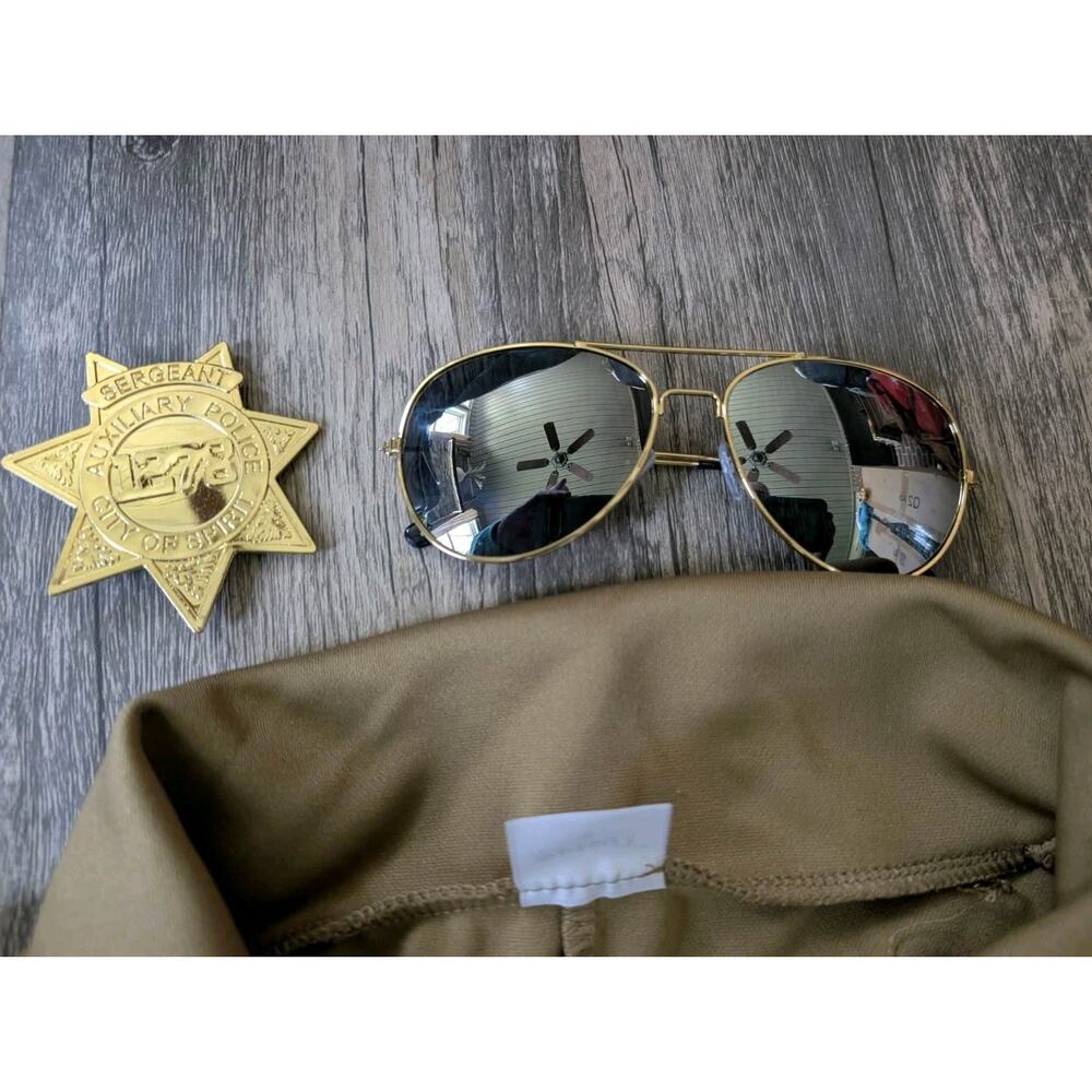 Spirit Sergeant Short Pants Cop Police Halloween Costume Cosplay Party Adult M - Picture 5 of 15